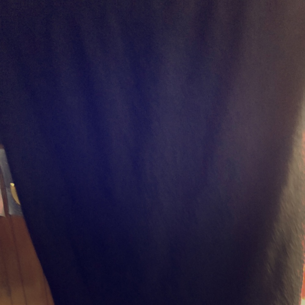 Black dress with flaired bottom
